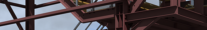 Steel beam connection illustrating connection design engineering for commercial construction in Apple Valley, MN